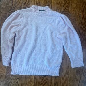 Saks, Fifth Avenue, baby pink sweater